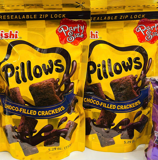 Oishi Pillows (Choco-Filled) 150g